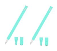 HEMOTON 6pièces Housse De Silicone pour Stylet De Couvertures De Stylus Vert Complète Les Rayures Chutes