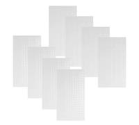 HEMOTON 8 Feuilles Carrés Adhésifs en Mousse EVA Double Face | Blanc, Léger Superposition 3d, Usage Scrapbooking, Cartes, Boîtes Présents et Bois