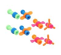 HEMOTON 8 pièces Abs Rotary Screw Toy Set Stress Relief and Anxiety Decompression Playthings for Children and Adults Portable Gadget Couleur Aléatoire Couleur Aléatoire