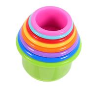 HEMOTON 8 Pièces Gobelets pour Lapin Plastique Tasses à Empiler pour Nourriture Jouets pour Lapins Accessoire De Jeu