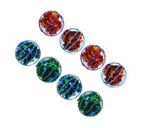 HEMOTON 8 pièces Jouets Interactifs pour Chat Balles Légères Papier Bruissant Colorées pour Jeux Intérieurs et Chasse des Chats