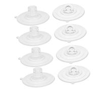 HEMOTON 8 Pièces Perchoir pour Chat à Ventouses Support Mural Transparent avec Ventouses Puissantes pour Hamac de Fenêtre et Siège de pour Chat Facile à Installer Surfaces Lisses