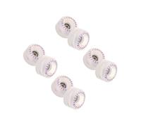 HEMOTON 8 Pièces Roues de Roller Lumineuses avec Roulements Roues de Remplacement pour Patins à roulettes Quad pour Patinage Intérieur et Extérieur