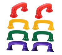 HEMOTON 8Pièces Téléphone à Chuchotement Plastique Éducatif pour Tout Petits Favorisant Écoute Reconnaissance des Couleurs