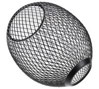 HEMOTON Abat-jour Métal Abat-jour Pour Suspension En Fer Forgé Noir Style Chic Et Élégant Pour Maison Et Hot Pot