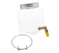 HEMOTON Abreuvoir Automatique Grand Volume pour Oiseaux et Pigeons Distributeur Eau Stable Renversement pour Perroquets Perruches et Cailles Accessoire de Cage Facile à Nettoyer