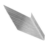 HEMOTON Accessoires de Tente 30pcs piquets de Fixation en Fer 21,5 cm épais avec Crochet incurvé pour activités extérieures et Camping