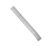 HEMOTON Acier Inoxydable Bracelet de Montre Homme, Élastique Confortable | Argenté Minimaliste, Texture Lisse et Soudure Discrète, Usage Quotidien Remplacez une Bande Cassée