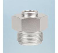 HEMOTON Adaptateur de Bouteille de Gaz pour Réservoirs Raccord de Transfert en Laiton 1 Pièce Facile à Installer Conversion de Filetage 7/8 à 1 Utilisation Solide