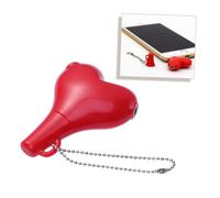 HEMOTON Adaptateur Jack Coeur Câble Répartiteur Audio Stéréo Sorties Partage Musique Compatible Smartphone Pc Rouge