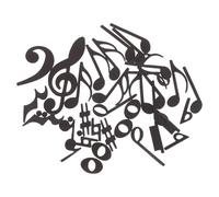HEMOTON Aimants pour tableau blanc éducatif musical à double face, notes de musique magnétiques pour professeur, symboles de portée pour classe, réutilisables sur tableau magnétique