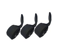 HEMOTON Ancrage de Porte pour Élastique de Résistance 3pcs en PVC Noir Forte Résistance la Pression et Stabilité Ajoutée pour Exercices de Fitness à Domicile
