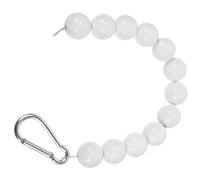 HEMOTON Anneau De Fixation pour Mât De Drapeau en Acier Inoxydable Accessoire Coupe-Vent Acryliques Blanches pour Installation Facile en Extérieur Réduit Mouvement Drapeau Prolonge Sa Durée De Vie