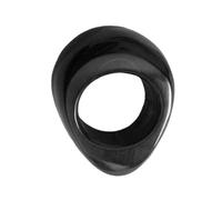 HEMOTON Anneau de Massage Corne de Buffle Naturelle pour Réflexologie Outil de Pédicure Créatif pour Hommes Soulagement Musculaire et Stimulation des Points Acupression