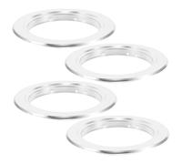 HEMOTON Anneau de Protection Compatible Boîtes D'élevage d'oiseaux en Alliage D'aluminium Argenté Kit Métallique Confortable et Polyvalent et Polyvalent pour Nichoirs de Perruches