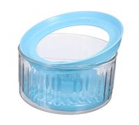 HEMOTON Anti-Splash Floating Pet Water Bowl with Non-Slip Base Transparent Round Dog Feeder for Travel Road Trips and Everyday Use