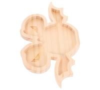 HEMOTON Assiette de Service Résistant à L'usure Forme Chauve-souris en Bois pour Halloween, Plateau de Fruits et Collations pour Banquet et Rangement