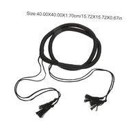 HEMOTON Bandeau Homme Arabe PU Fixation Confortable pour Enveloppement Tête Musulman Léger et Réutilisable Accessoire Mode Moyen-orient Noir