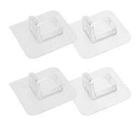 HEMOTON Barrière De Sécurité Bébé Kit d'ancrage Mural, Clips Antidérapants, Accessoires Stabilisateurs en Ventouses, Fixation sans Trace pour Parc Intérieur Et Extérieur, 8 Pièces