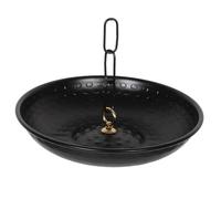 HEMOTON Bassin de Récupération d'eau de Pluie en Alliage D'aluminium Noir, Chaîne de Pluie Décorative et Fonctionnelle pour Toit, Guide l'eau Élégance