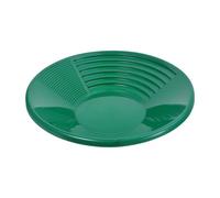 HEMOTON Batée à Or Portable en Plastique Vert avec Rainures Profondes, Outil Manuel de Prospection Aurifère pour Rivières et Cours d'eau, Tamisage Précis pour Orpaillage en Extérieur,