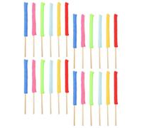 HEMOTON Bâtonnets de Nettoyage Brosse de Nettoyage pour Stores en Microfibre et Bambou, 24pcs Prise Confortable pour Coins Difficiles Maison Vacances