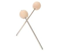 HEMOTON Batteur De Marteau De Tambour Accessoire Grosse Caisse Batteur De Marteau à Pédale De Tambour De Basse Adaptateur De Pédale De Batterie Beige Bois