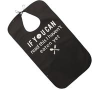 HEMOTON Bavoir Adulte Imperméable Taille Ajustée avec Protection Résistante Réglable pour Personnes Âgées et Convalescentes Tablier Alimentaire Facile à Porter et Nettoyer