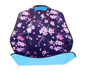 HEMOTON Bavoir Facile à Nettoyer Personnes Âgées Imperméable pour Polyester Réutilisable Bretelles Adhésives Protège-vêtements pour Repas des Seniors