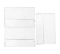 HEMOTON Boîtiers de Cassette Audio Vides 3pcs en Abs Portable Ajustement Sécurisé pour Rangement Pratique des Cassettes Audio Standard
