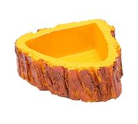 HEMOTON Bol Dalimentation pour Reptiles Résine Stable et Durable Bol et Nourriture pour Tortues et Lézards Accessoire Animal de Compagnie sans Danger et Écologique