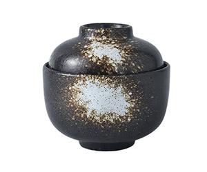 HEMOTON Bol D'oeufs Cuits à La Vapeur en Céramique Marmite en Porcelaine Coquetier Marmite Coréenne Tasse à Vapeur en Céramique Cuiseur à Oeufs pour Micro-Ondes Jaune D'œuf avec Couverture