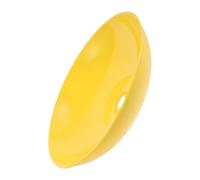 HEMOTON Bol Oculaire Rond en Plastique ABS Jaune pour Lave-yeux | Orifice de Drainage, Accessoire de Station, pour Unités à Double Tête, Maintenance en Laboratoire