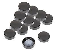 HEMOTON Bouchon À Vis Noir En Résine Phénolique Avec Joint Étanche Pour Bouteilles De Vin Bières Et Produits Cosmétiques Couvercle De Bouchon Réutilisable Et Durable