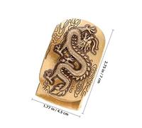 HEMOTON Boucle de Ceinture Homme Dragon Alliage de Zinc Ajustable Accessoire Vêtement Décoratif pour Jean Symbole de Puissance et Prospérité