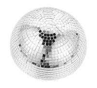 HEMOTON Boule de Jardin Métallique Demi-sphère Reflective Acier Inoxydable Polie Décor Futuriste Flottante pour Extérieur et Mur