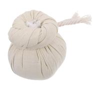 HEMOTON Boule de Massage Naturelle en Coton et Lin Beige, Outil Portable pour Relaxation, pour Salons de Beauté et Spa des Pieds Traditionnels