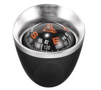 HEMOTON Boussole Auto Compacte Noire Support Adhésif pour Tableau de Bord Compas de Navigation Précis pour Voiture Bateau et Véhicule Marin