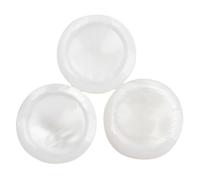 HEMOTON Boutons de doigt durables pour trompette en nacre blanche 3pcs, montage facile, accessoires pour musiciens, style unique et esthétique