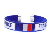 HEMOTON Bracelet De Match De Football En Sangle Motif De Drapeau Solide Pour Fans 2024 Euro Décoration Bracelet De Soutien