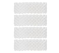 HEMOTON Bracelet Ornement de Poignet Élastique 4 Pièces Beige Perlé, Accessoires DIY pour Mariage, Demoiselle D'honneur, Bal ou Enterrement de Vie de Jeune Fille