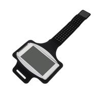 HEMOTON Brassard pour Téléphone Brassards de Course pour Téléphone Nylon Noir Jogging et Randonnée Déverrouillage par Empreinte Digitale