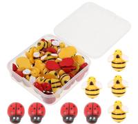 HEMOTON Breloques Abeilles et Petites Bêtes en Résine, Lot Créatif 1 Set | Décorations Délicates pour Coques de Téléphone, Accessoires Légers pour Cadres Photo et Loisirs Créatifs