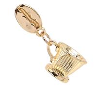 HEMOTON Broche Café Alliage Minimaliste pour Tablier Épingle Réaliste pour Sac à Dos Chapeau et Chemise Accessoire Élégant pour Amateurs de Café