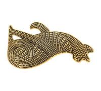 HEMOTON Broche Chat Vintage Alliage Robuste Finition Vieillie Épingle Mode pour Veste Femme Accessoire Polyvalent pour Manteaux et Vestes