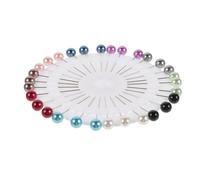 HEMOTON Broche Vêtement Élégante en Perles et Métal, Surface Lisse et Design Rond, pour Mariage, Lot de 30 Pièces pour Femmes et Mariées