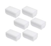 HEMOTON Brosses de Bain Design Double Face en Éponge Blanche Lot de 6 pour Bébé Facile à Nettoyer, pour Garçon et Filles et Nourrissons, pour L'éducation Précoce la Maison