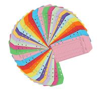 HEMOTON Budgétaires Différentes Couleurs Colorées Lot de 36 en Carton pour Dépôt D'espèces, Gestion de Trésorerie Couleur Aléatoire pour Commerce de Détail