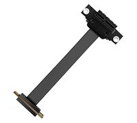 HEMOTON Câble Extension Pci-e Adaptateur Riser Haut Débit pour Carte Graphique Et Réseau Signal Stable Et Installation Facile