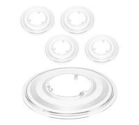 HEMOTON Cache de Protection de Pignon pour Vélo de Route, Plastique, Montage sans Outil, Lot de 5 Pièces, Protège-Rayons Chute de Chaîne